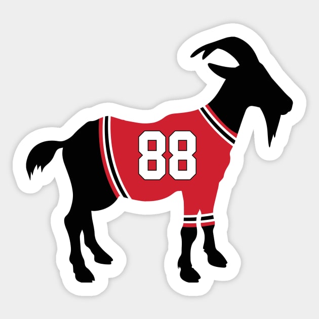 Patrick Kane Chicago Blackhawks Jersey GOAT Sticker by cwijeta